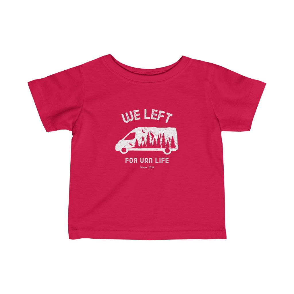 T-shirt bébé We Left - Van Life - Personnalisable