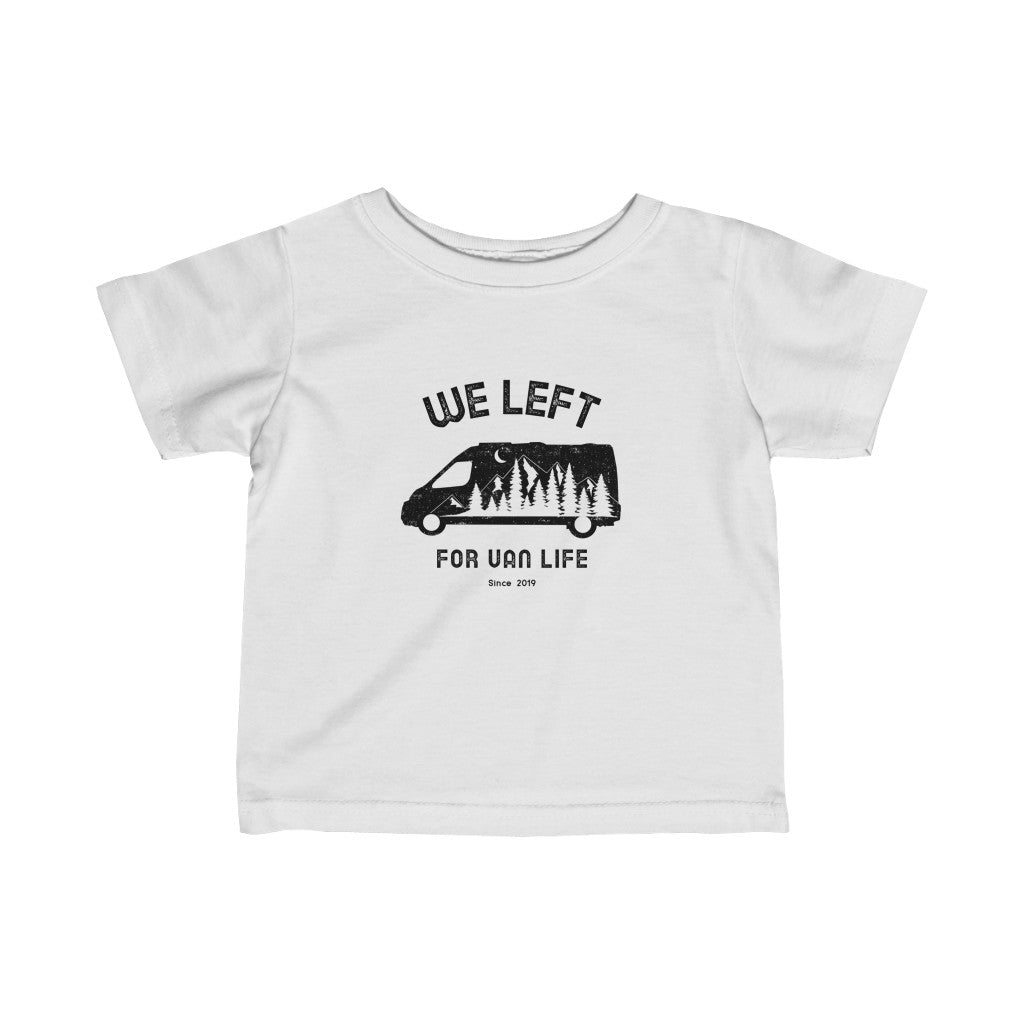 T-shirt bébé We Left - Van Life - Personnalisable