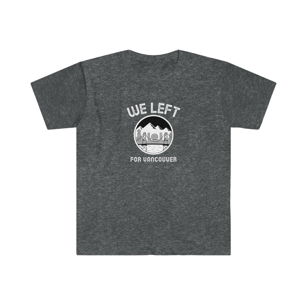 T-shirt homme We Left - Vancouver - Personnalisable