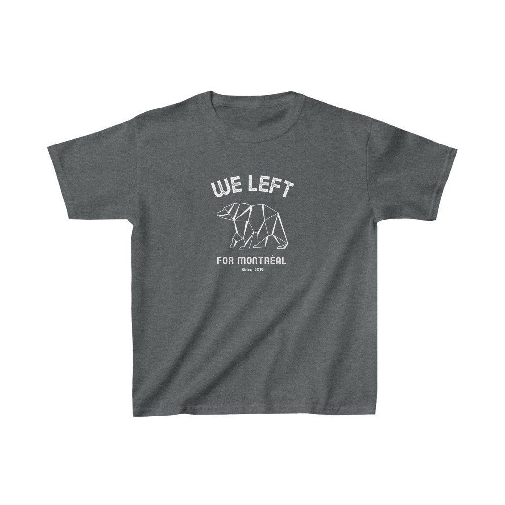 T-shirt enfant unisex We Left - Ours Origami - Personnalisable