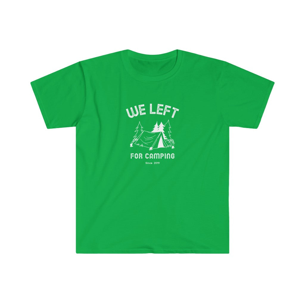 T-shirt homme We Left - Camping - Personnalisable