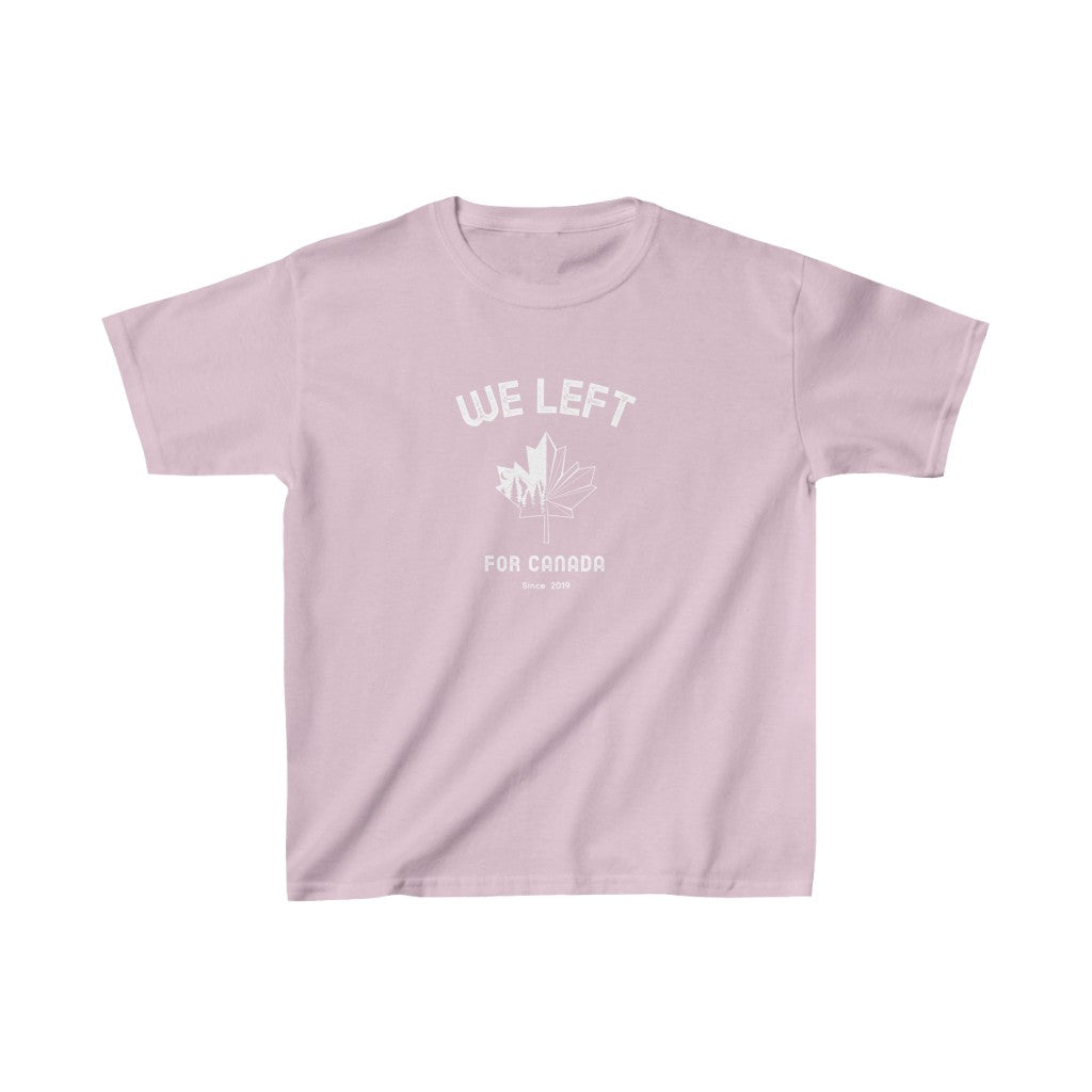T-shirt enfant unisex We Left - Feuille - Personnalisable