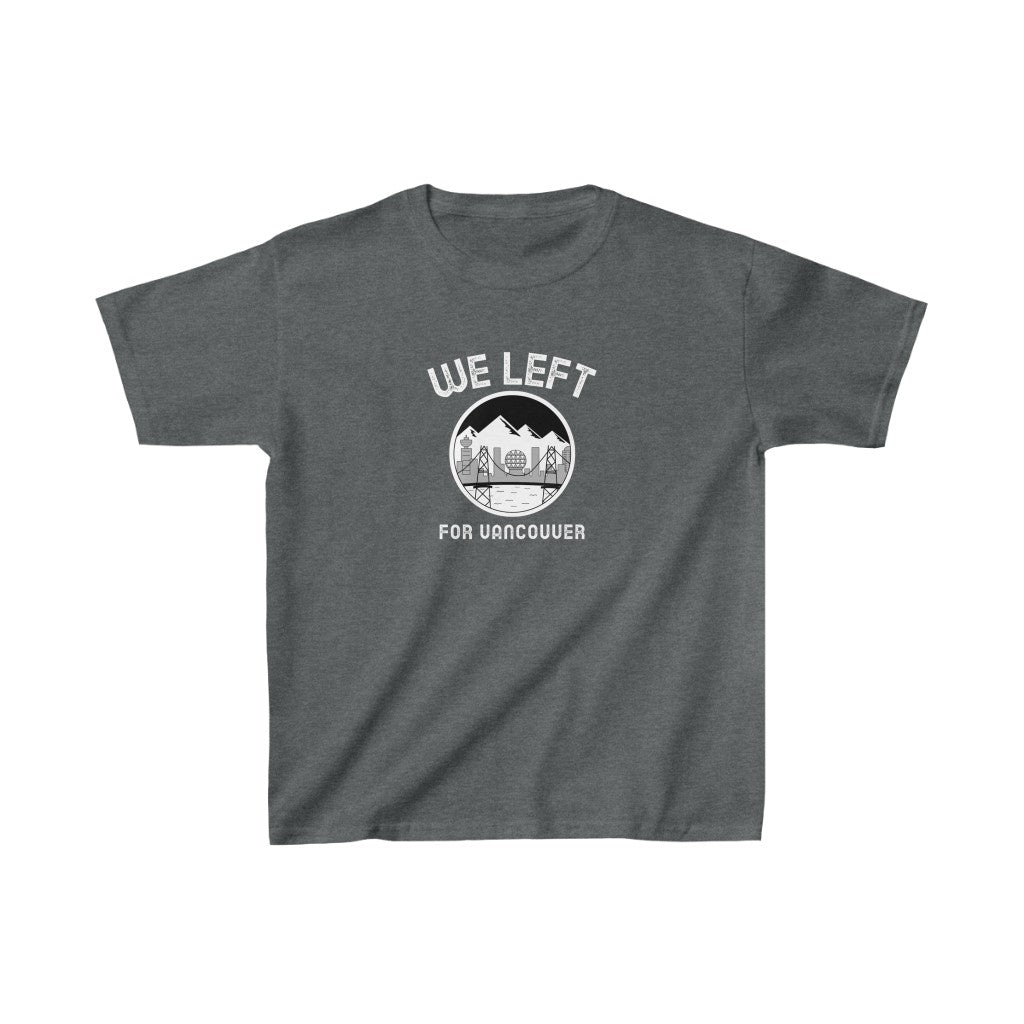 T-shirt enfant unisex We Left - Vancouver - Personnalisable