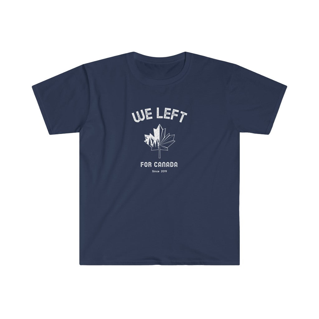 T-shirt homme We Left - Feuille - Personnalisable