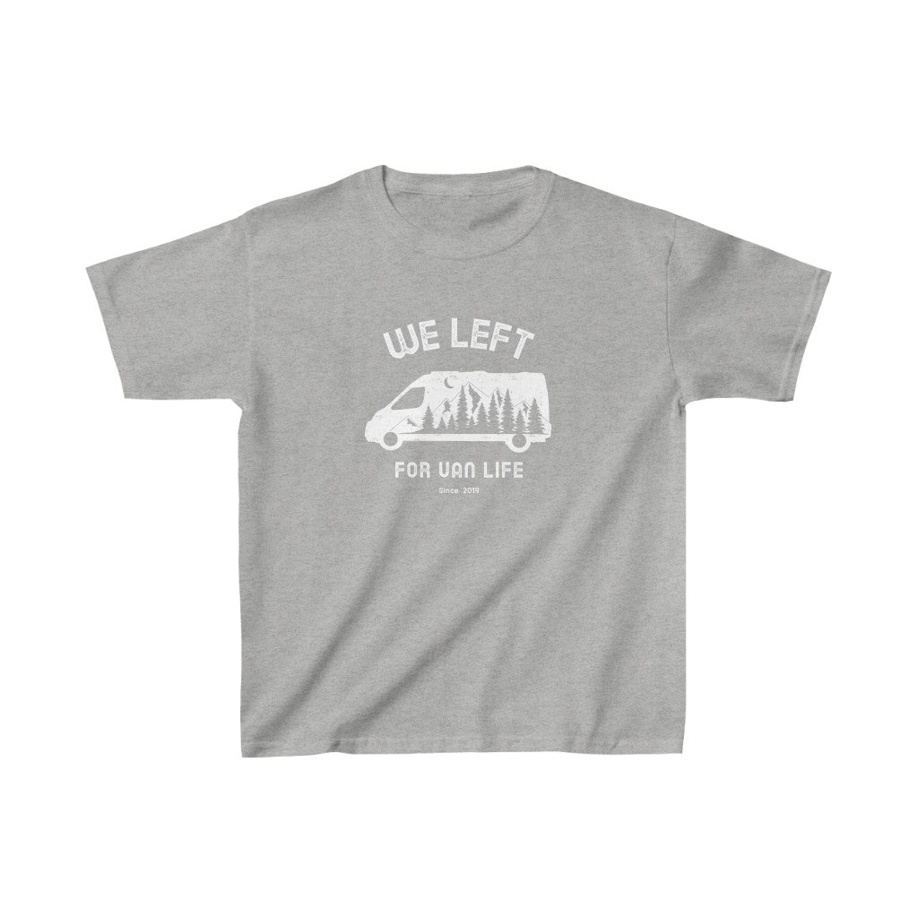 T-shirt enfant unisex We Left - Van Life - Personnalisable