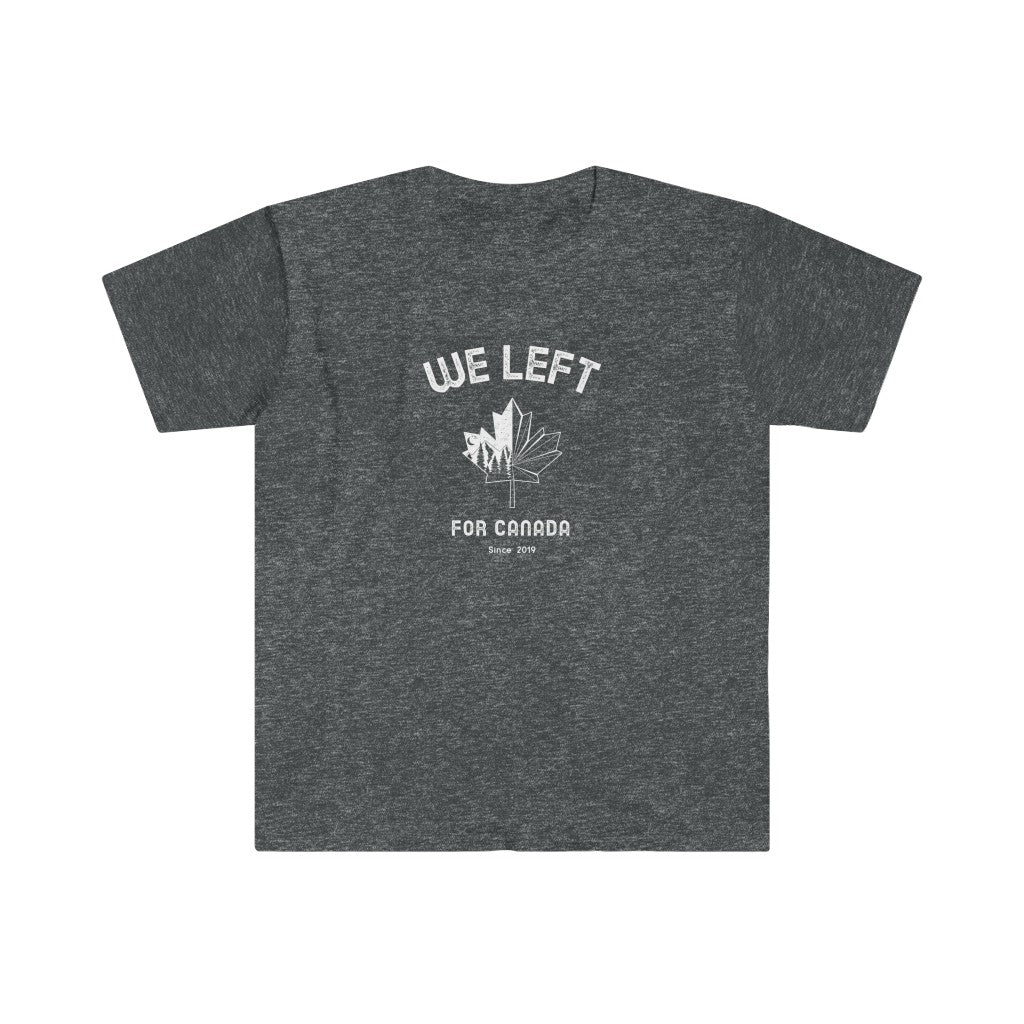 T-shirt homme We Left - Feuille - Personnalisable
