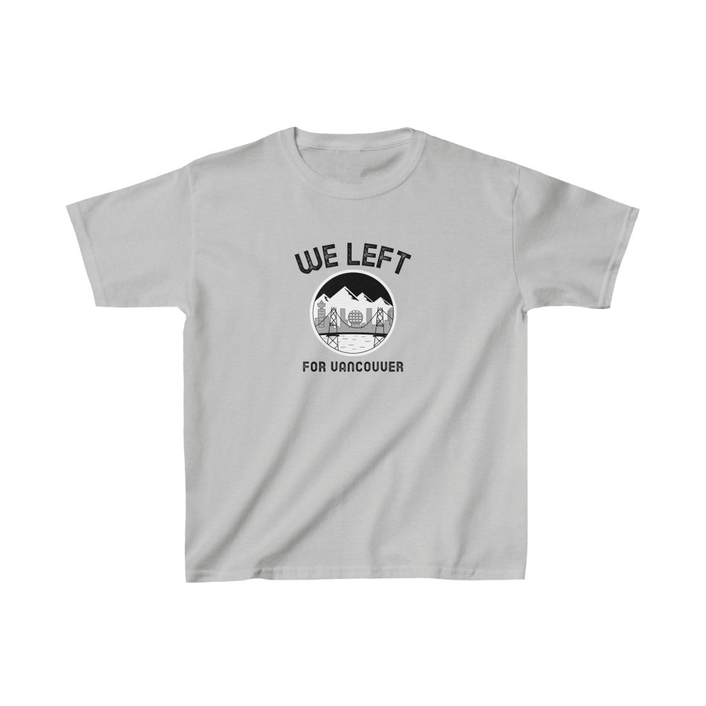 T-shirt enfant unisex We Left - Vancouver - Personnalisable